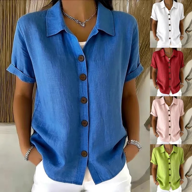 Embroidery Online - Camicetta Elegante Estiva da Donna in