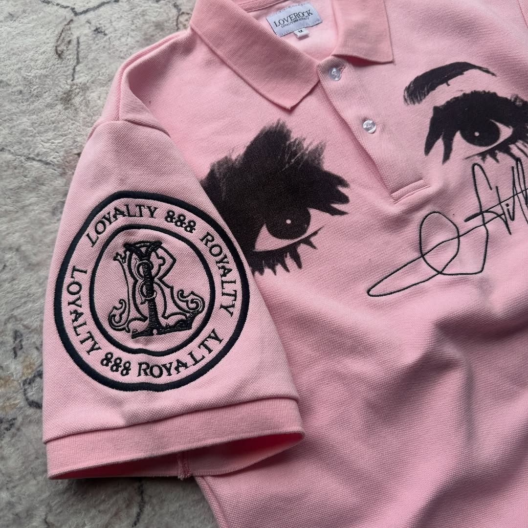 Polo in stile retrò americano, - Embroidery Design Logo recensione e prezzo