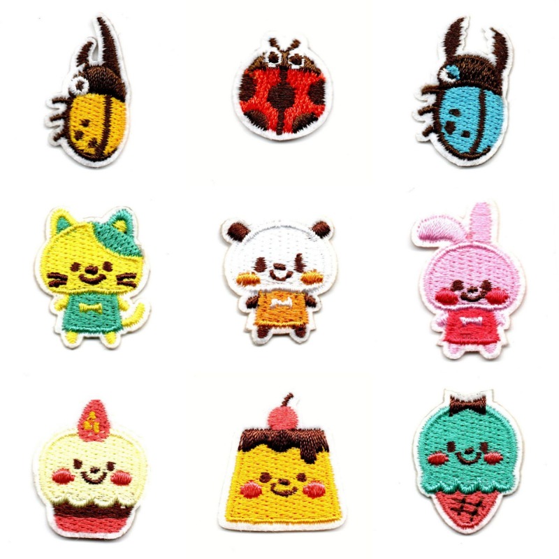50 pz/lotto Stick-on Anime Ric - Embroidery Lady Bug recensione e prezzo